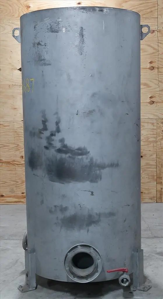 SPC8687  Tank 350 gallon vertical tank, Stainless Steel, flat