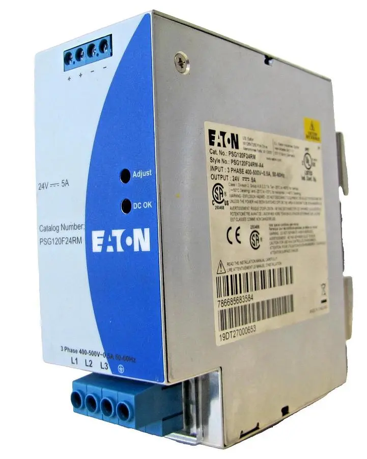 Eaton Cutler Hammer PSG120F24RM Power Supply 24 VDC Output 460V 3 PH Input
