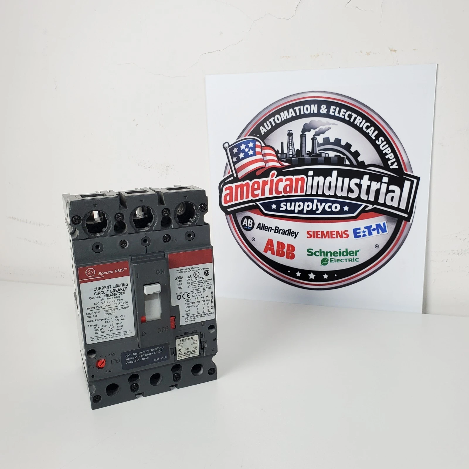 Used GE SELA36AT0030 Misc Industrial Equipment California US | American Industrial Supply Co. #1377031