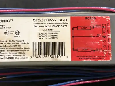 NEW SYLVANIA QT2X32T8/277 ISL-D