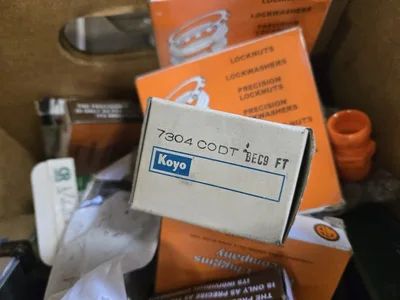 Box of Mixed Bearings, Seals, Locking Nuts