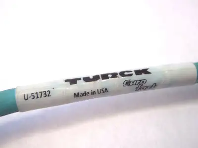 USED TURCK EURO FAST CONNECTOR CABLE U-51732