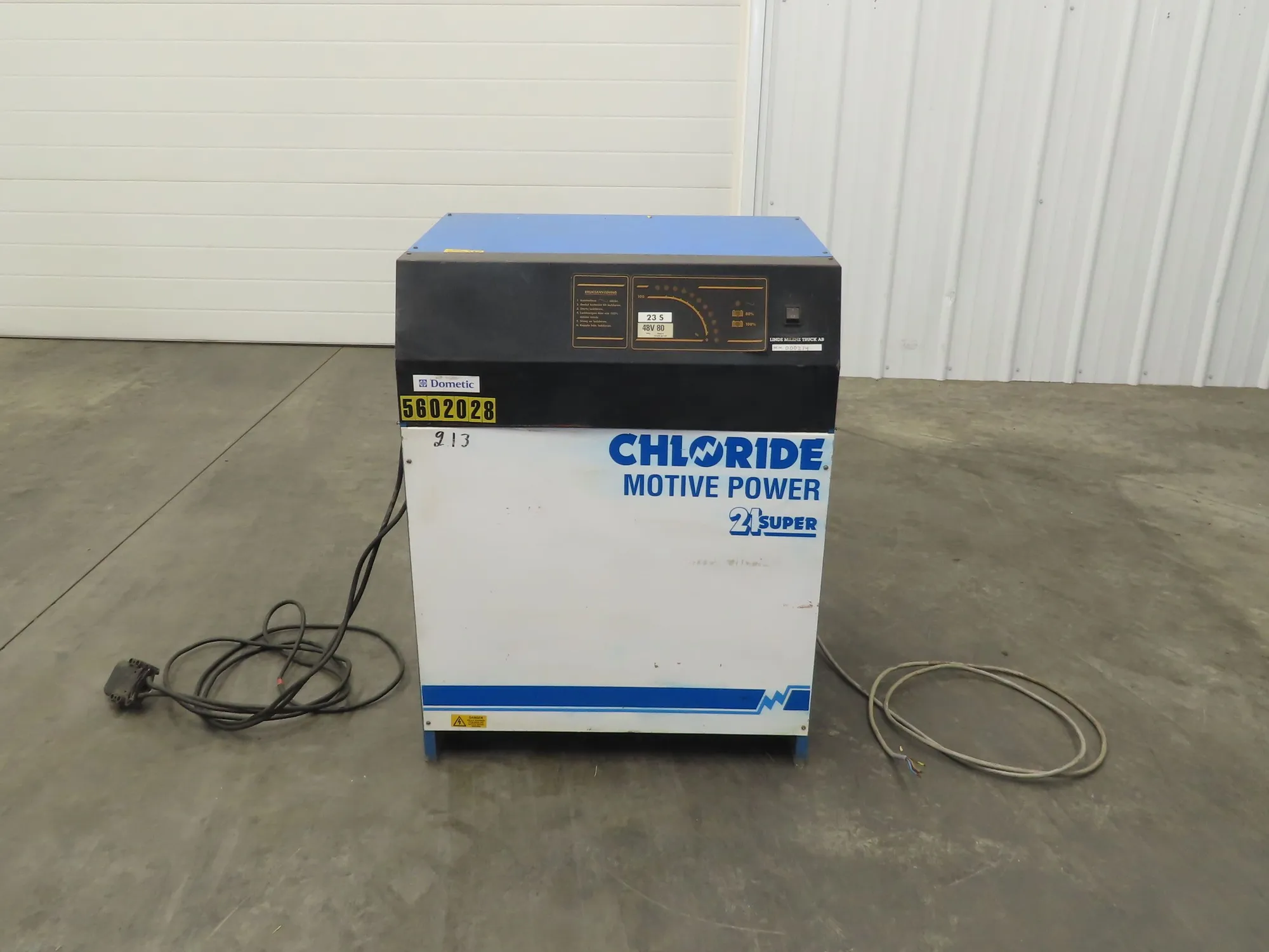 Chloride 23S Motive Power Forklift Battery Charger 21 Super 48V 80A 3Ph 425V