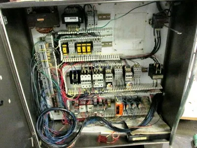 Barrett 1100-DS carrier type high volume parts dryer, SS.