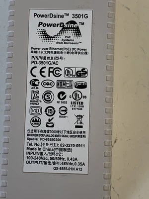 USED PowerDsine 3501G