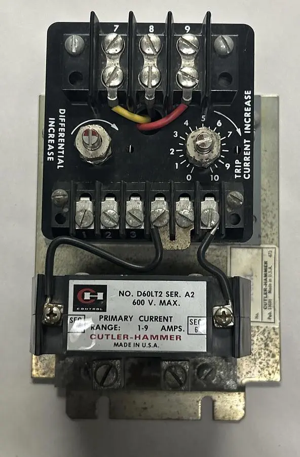 Used CUTLER-HAMMER D60LA1 Miscellaneous Equipment (Electrical & Power) | Surplus Asset Holdings #1202250