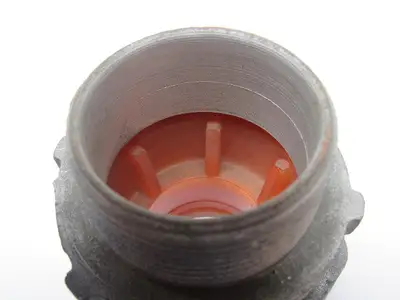 Efcor 1 1/2" Conduit Box Connector Liquid Tite Compression Type