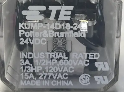 Used TE CONNECTIVITY KUMP-14D18-24 Miscellaneous Equipment (Electrical & Power) | Surplus Asset Holdings #1196964