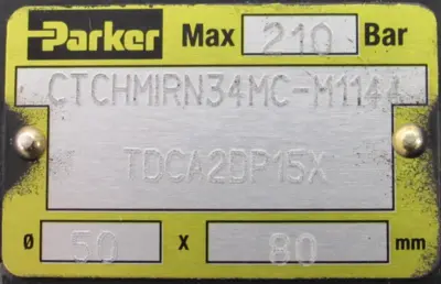 NEW PARKER CTCHM1RN34MC-M1144 HYDRAULIC CYLINDER 50x80MM