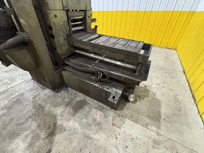 12" X 12" HYD-MECH MODEL #H-12A AUTOMATIC FEED HORIZONTAL SAW PLC-100 CONTROLS & NESTING: STOCK #23723