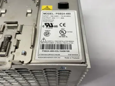 USED AUTOMATIONDIRECT RHINO PSB SERIES SWITCHING POWER SUPPLY