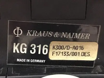 USED KRAUS & NAIMER KG 316