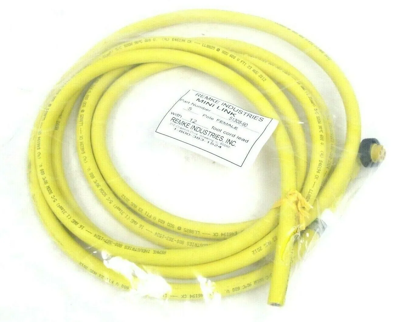 NEW REMKE 51308-90 5 POLE RECEPTACLE 5130890