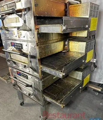 Middleby Marshall PS528G Triple Stack Gas Conveyor Oven