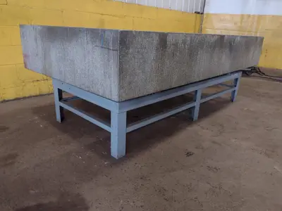 8' X 4' X 14" CHALLENGE PRECISION LAYOUT INSPECTION GRANITE TABLE: STOCK #23793