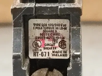 USED SQUARE D QOB115