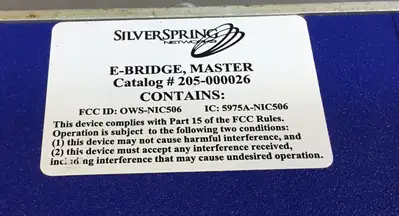 Used Silver Spring Networks E-Bridge Master Modems South Carolina US | Palmetto Automation #1159411