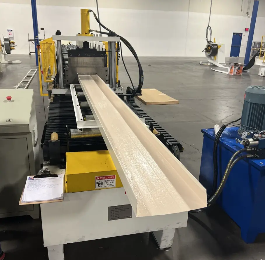 Metal Roof Fascia Cold Roll Forming Machine Florida