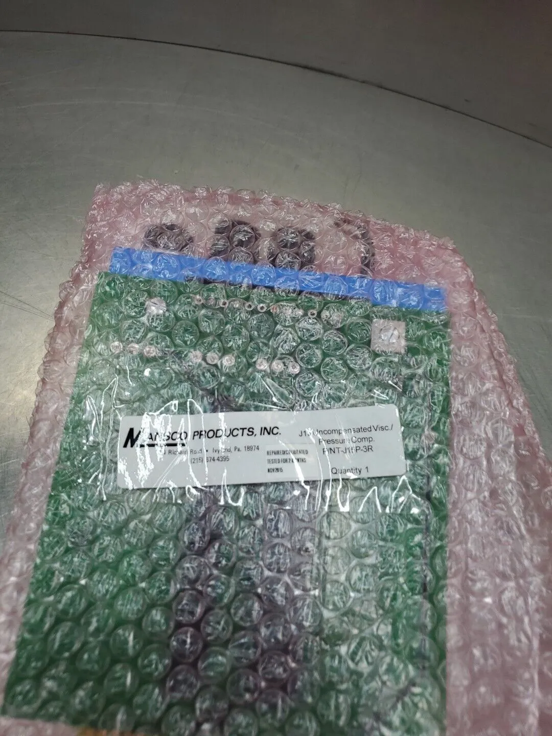 Mansco J15 (P/NT-J15P-3R) Uncompensated Visc./Pressure Circuit Board. 3D-8