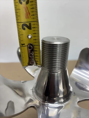 SHIMAZAKI impeller/turbine/agitator,stainless steel New Out Of Box Fast Shipping