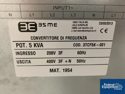 USED MAR MAR MonoBloc Vial Filling Line, Model M53-2R/1S/1A
