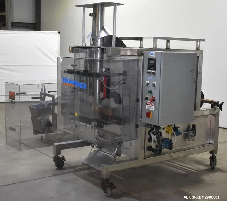 Used WEIGHPACK SYSTEMS VERTEK 160 Net Weigh Filler Scale Vertical Form & Fill Illinois US | Aaron Equipment #86744