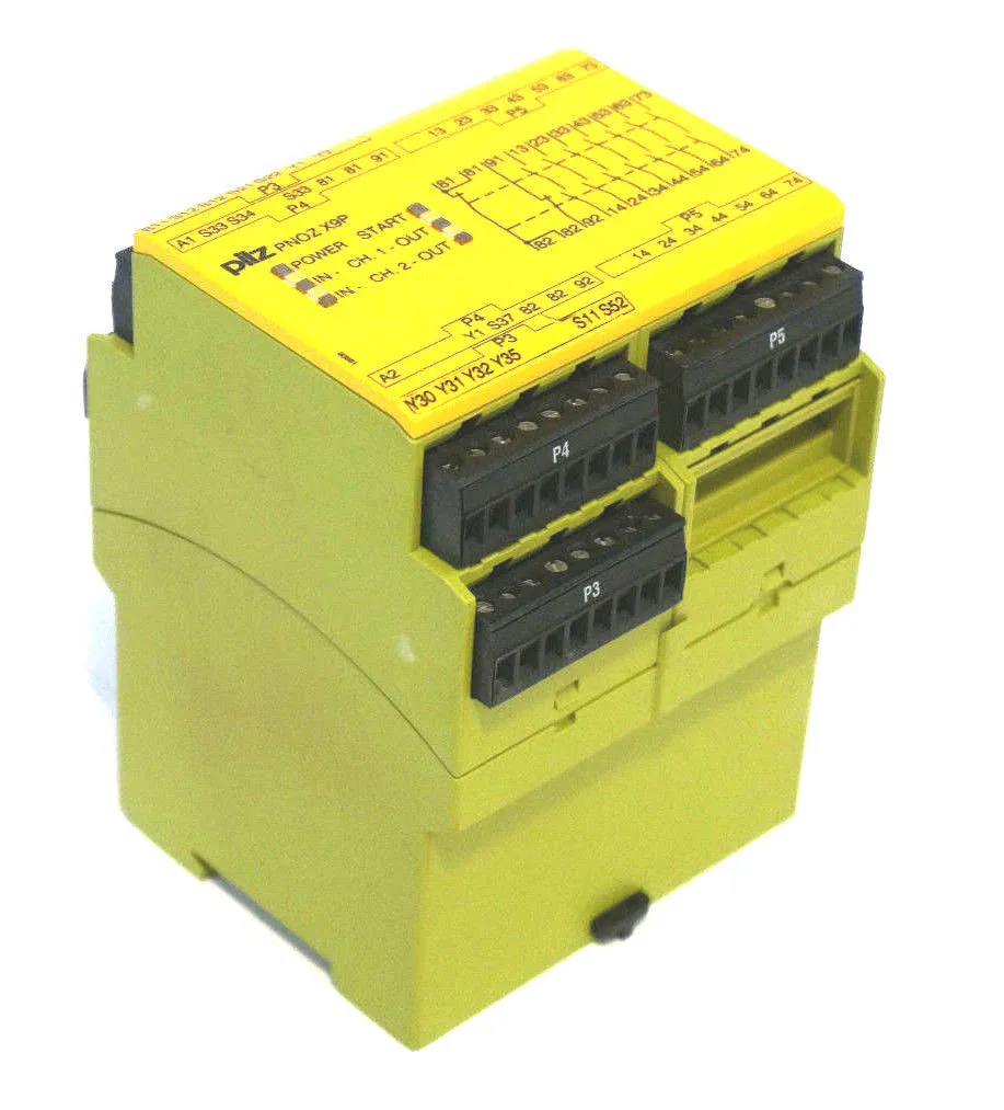 USED PILZ PNOZ-X9P SAFETY RELAY 24VAC PNOZX9P