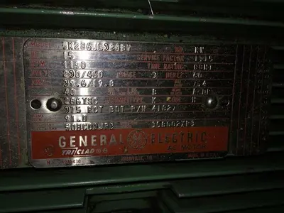 USED GENERAL ELECTRIC 5K286JL324BV