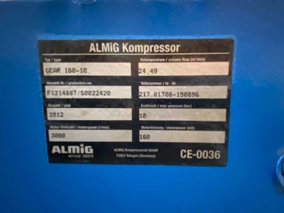 USED 2012 ALMIG Gear160