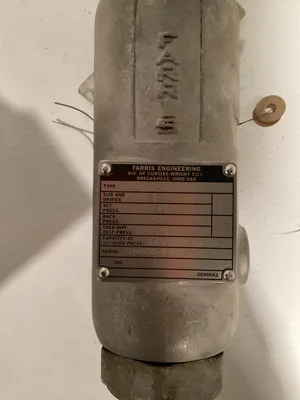 Farris Engineering 27CA33-M20S4 1″ 316SS Pressure Relief Valve 870PSIG