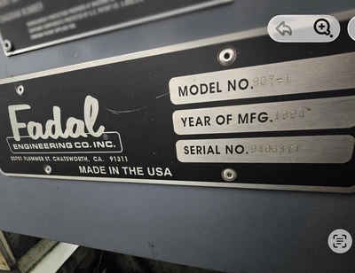 1994 FADAL VMC-6030HT MACHINING CENTERS, VERT., N/C & CNC | Wheeler Machinery Sales (5)