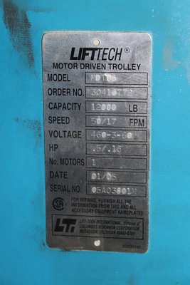 Shaw Box 5 Ton Cable Type