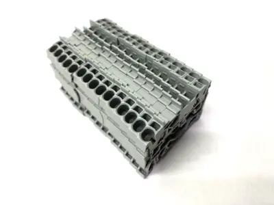 USED WAGO TOPJOBS FEED-THROUGH TERMINAL BLOCK LOT OF 15