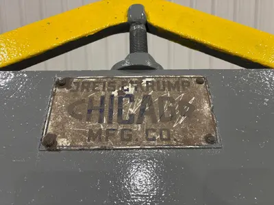 8' x 1/4" CHICAGO DREIS & KRUMP POWERED APRON BRAKE: STOCK 23704