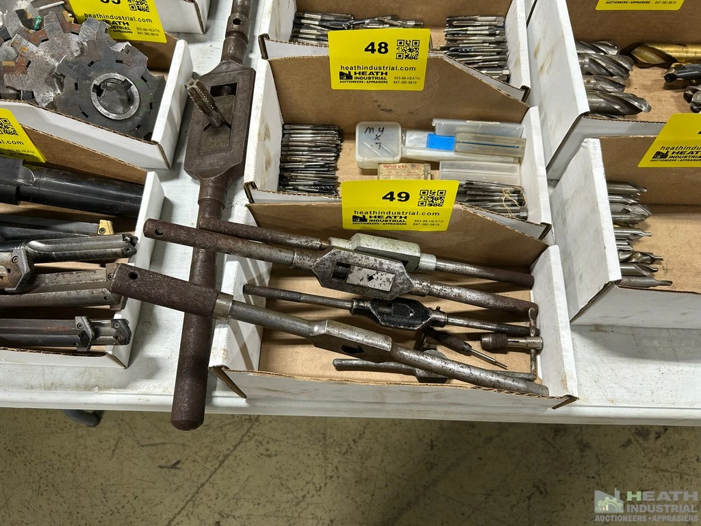 Used _UNKNOWN_ ASSORTED DIE WRENCHES AND TAP WRENCHES Wrenches Illinois US | Heath Industrial Auction Services #1549673