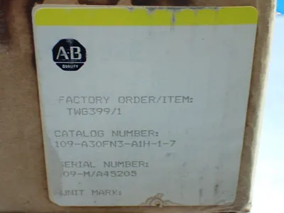 New | in-Stock ALLENBRADLEY 109A30FN3A1HJ7 Starters | HGR 24 #748033