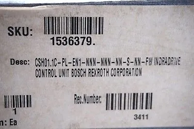 NEW BOSCH REXROTH CSH01.1C-PL-EN1-NNN-NNN-NN-S-NN-FW
