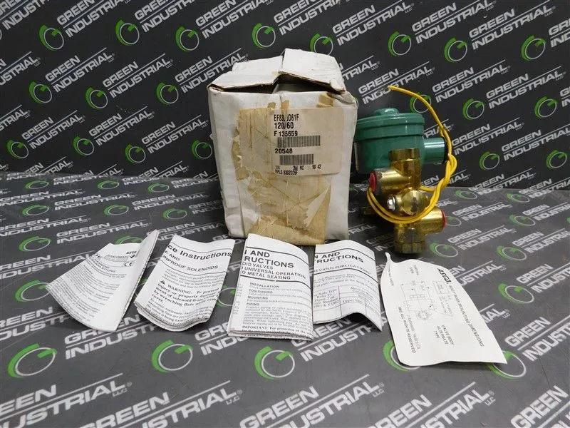 ASCO EF8300D61F Red Hat Solenoid Valve New NIB