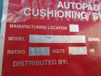 USED RANPAK RANPAK #MA-0050 AUTOPAD CUSHIONING SYSTEM