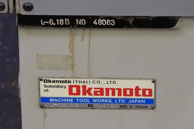 Used 2013 Okamoto Linear 618B, 2013, SONY 2X DRO (.00005" Res.), Reciprocating Surface Grinders New Jersey US | Machinery Values #944349