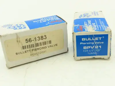 Supco 56-1383 Bullet Piercing Valve For 1/2" & 5/8" Tubing Lot of 5