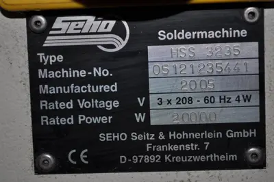 USED 2005 SEHO HSS-3235