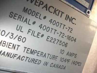 USED WEPACKIT 400TT-72