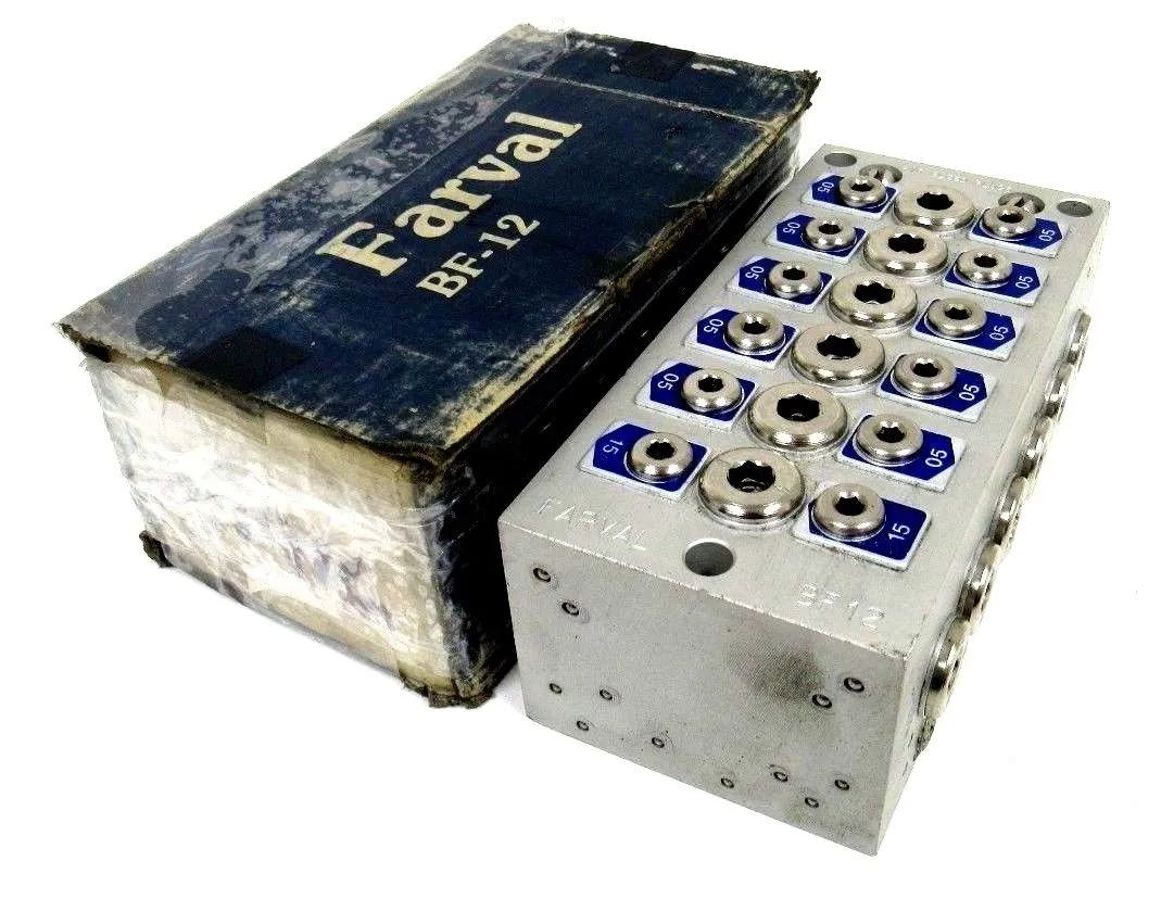 NEW FARVAL BF-12 MANIFOLD BF12 1-870