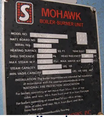 Used 1988 MOHAWK 4-5-1279 Boilers Michigan US | C3 SURPLUS LLC #1441236
