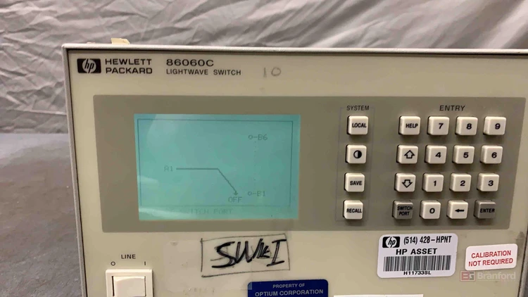 Used HP 86060C Fiber Optics Connecticut US | BG Industrial Surplus #472994