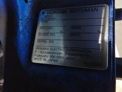 USED YASKAWA MOTOMAN MH6