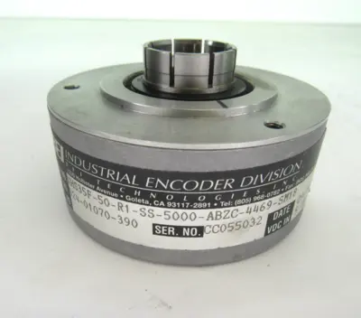 USED BEI INDUSTRIAL ENCODERS XHS35F-50-R1-SS-5000-ABZC-4469-SM18