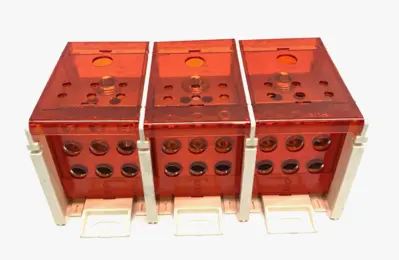 BDBLCS5K3FS | Burndy  3-Pole Finger-Safe Power Distribution Block 600V 310A CU9AL - New Other