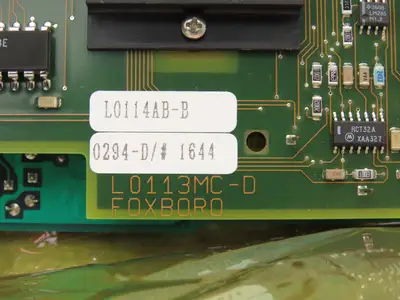 Foxboro L0113MC-D Converter Control Board w/Display L0114AB-B